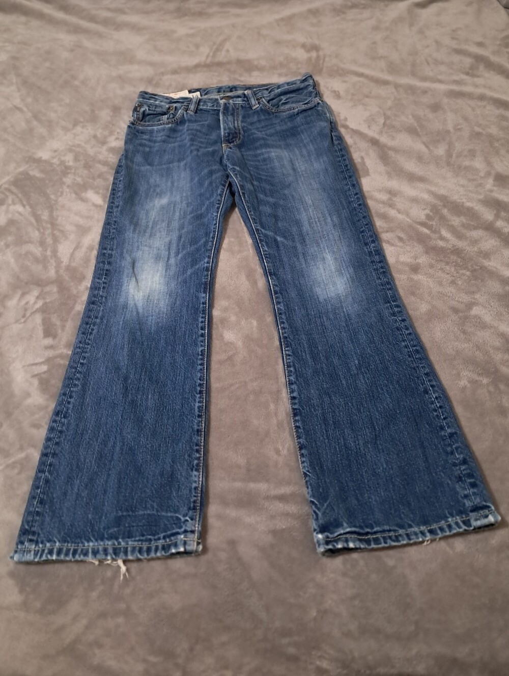 Abercrombie & Fitch Vtg Womens Y2K Low Rise Slim Bootcut Jeans Sz. 14 29x28.